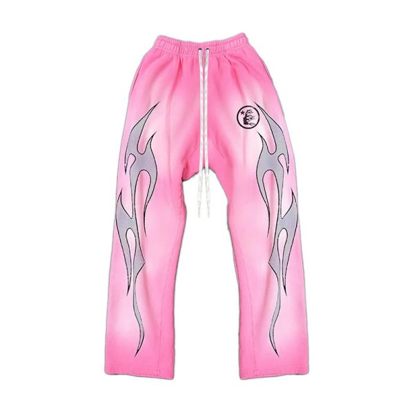 HLSTR Flame Sweatpants Pink/Silver