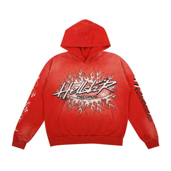 HLSTR Hoodie Records Hoodie Red