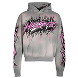 HLSTR Hoodie Future Flame Grey/Pink