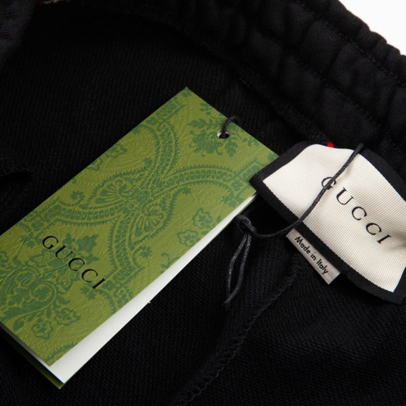 GG Shorts Stripe Logo Black