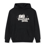 BLNCG Paris Graffiti Logo Hoodie Black BL003