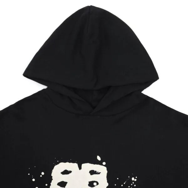 BLNCG Paris Graffiti Logo Hoodie Black BL003