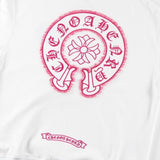 CHRM HRTS Sweatshirt Pink Horseshoe White CH005