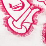 CHRM HRTS Sweatshirt Pink Horseshoe White CH005