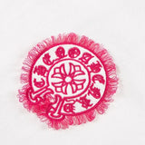 CHRM HRTS Sweatshirt Pink Horseshoe White CH005