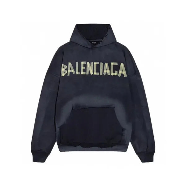 BLNCG Hoodie BB Distressed Logo Black BL063