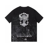 CHRM HRTS T-shirt Floral Graphic Black