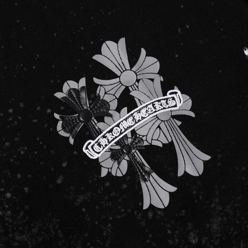 CHRM HRTS T-shirt Floral Graphic Black