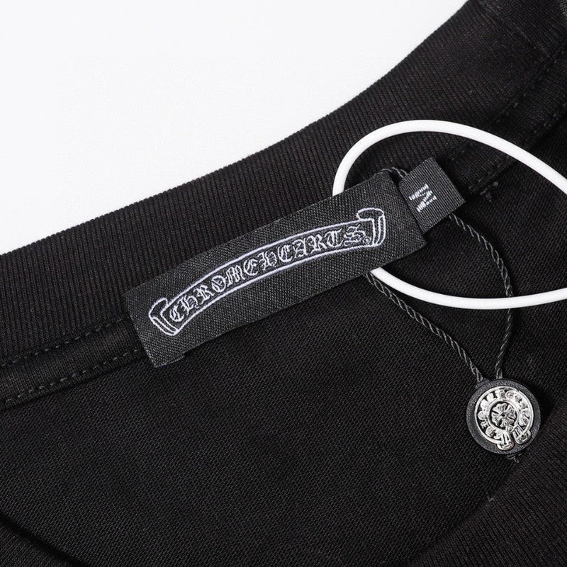 CHRM HRTS T-shirt Floral Graphic Black