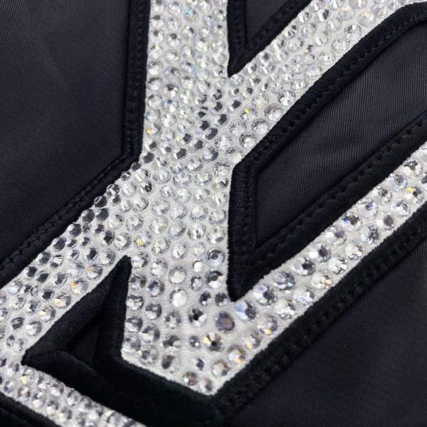 LV Jacket Lovers’ Nylon Crystal Baseball