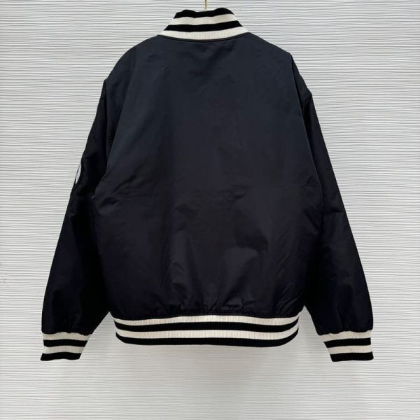 LV Jacket Lovers’ Nylon Crystal Baseball