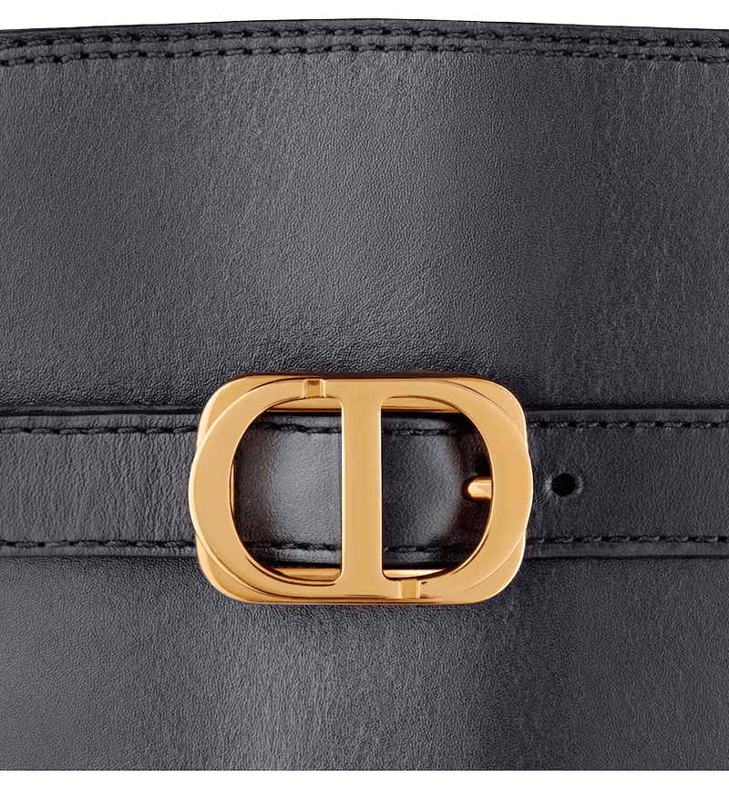 STIVALE EMPREINTE IN PELLE LISCIA NERA