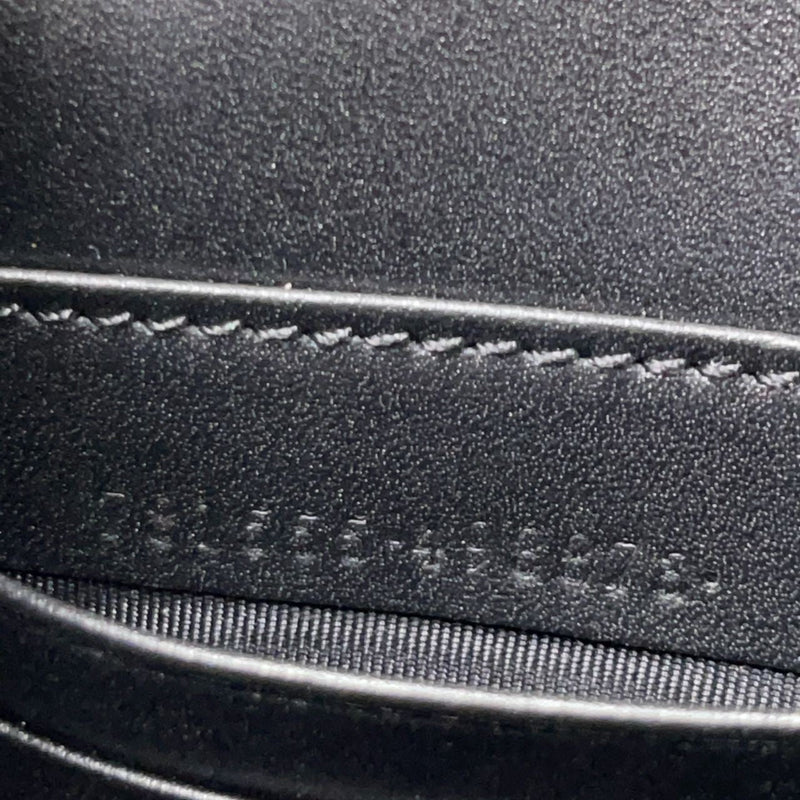 PORTAFOGLIO IN PELLE GG CON CATENA NERO