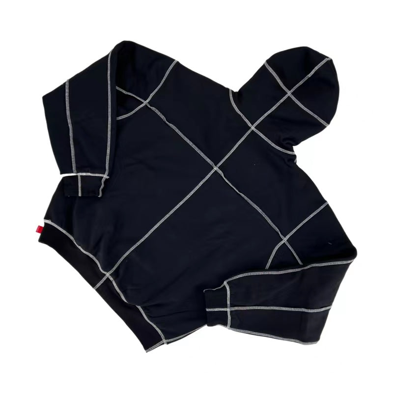 SPRM COVERSTITCH TRACKSUIT BLACK