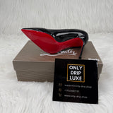 DÉCOLLETÉ IN PELLE NERA SO KATE 120 MM