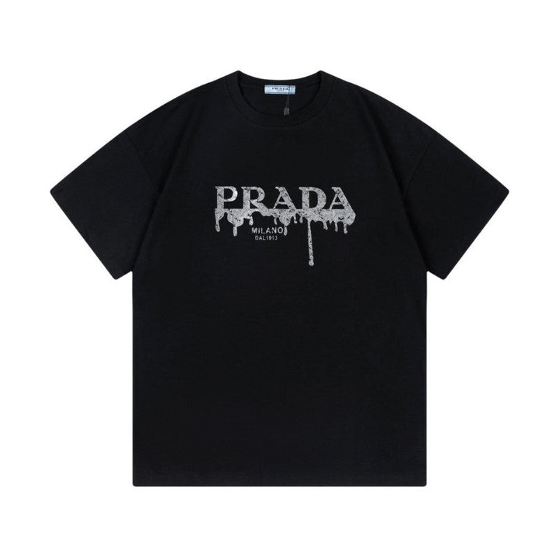 PRD T-shirt Milano Black Drip Logo