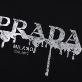 PRD T-shirt Milano Black Drip Logo