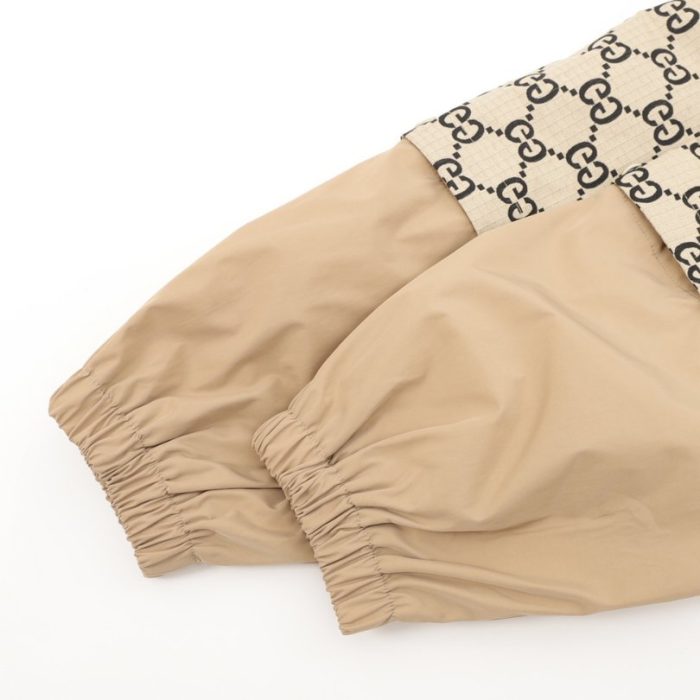 GG Jacket Monogram Hooded Beige