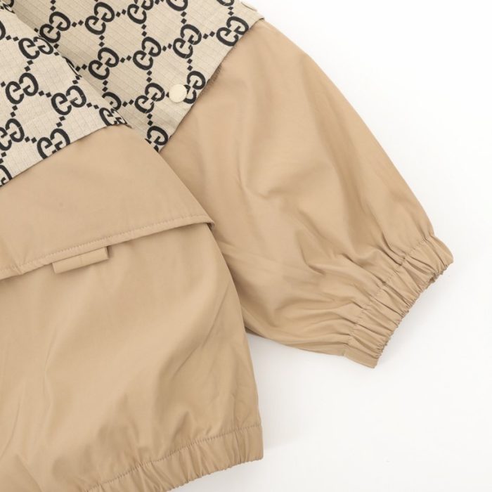 GG Jacket Monogram Hooded Beige