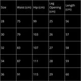 CHRM HRTS Shorts Black Cross Denim