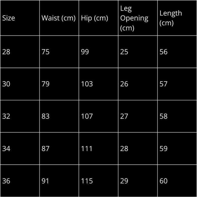 CHRM HRTS Shorts Black Cross Denim