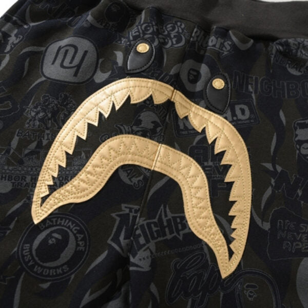 BP Pants NBHD Camo Shark Black