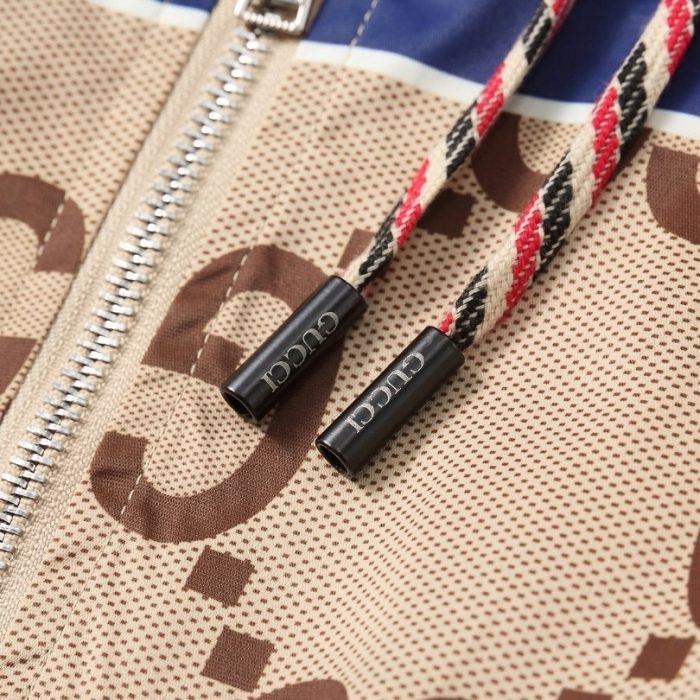 GG Hoodie Stripe Beige Tiger