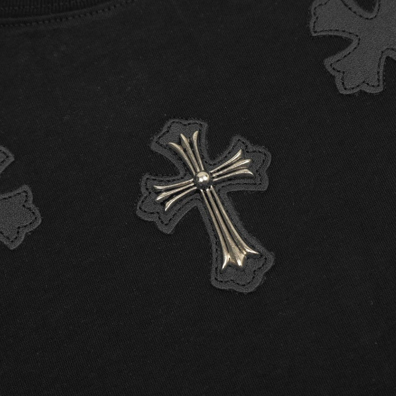 CHRM HRTS T-shirt Cross All Black