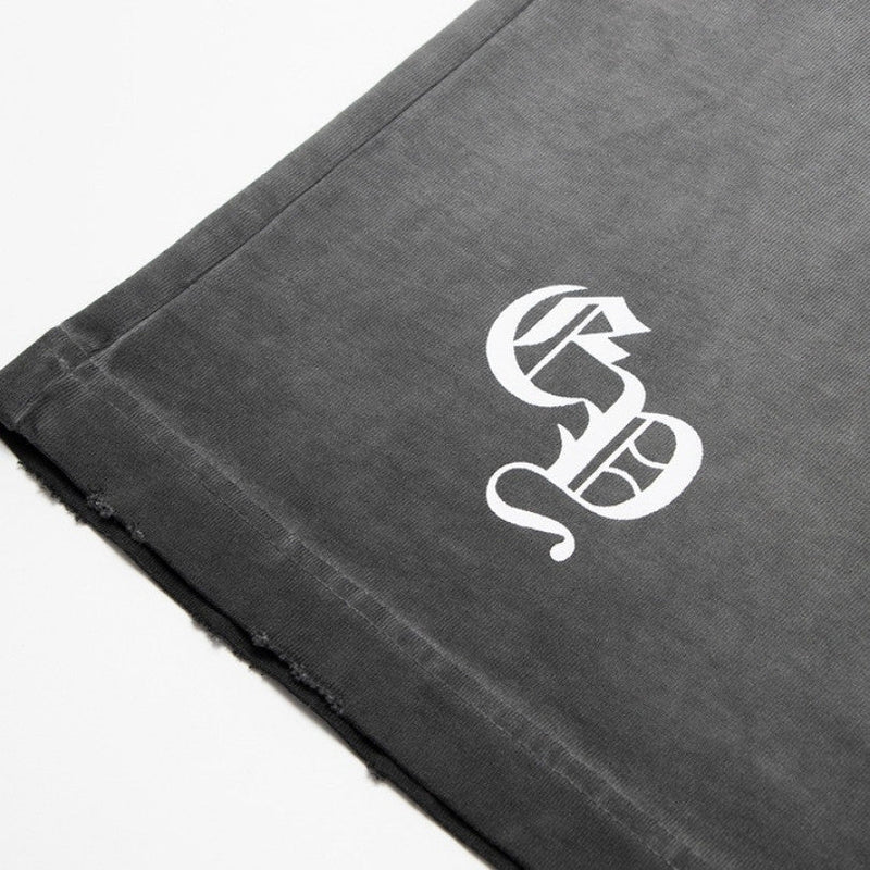 CHRM HRTS T-shirt Distressed Horseshoe Grey Logo