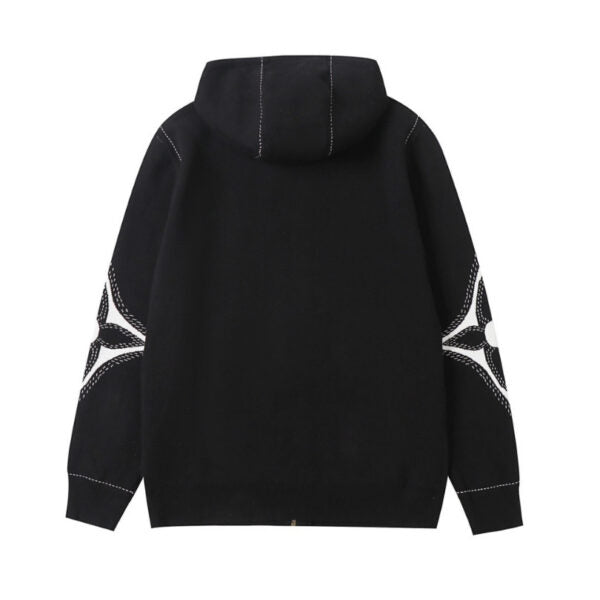 LV Hoodie Embroidered Zip