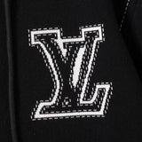LV Hoodie Embroidered Zip