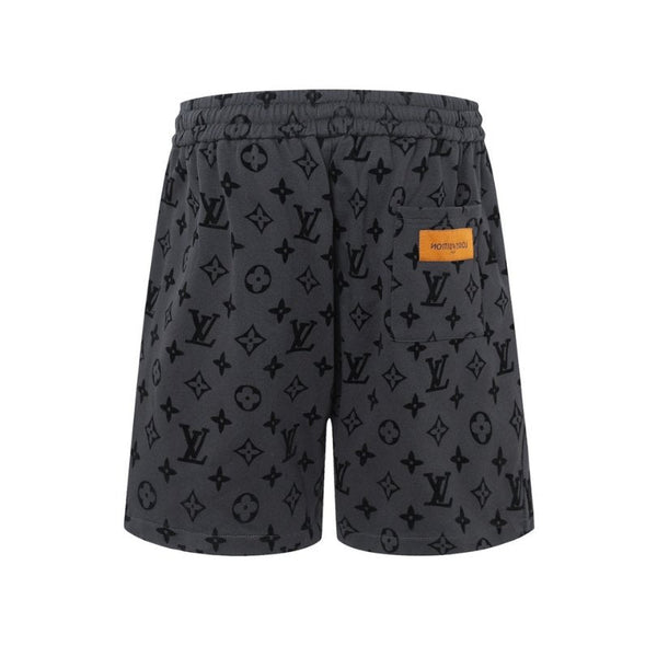LV Shorts Monogram Grey Black