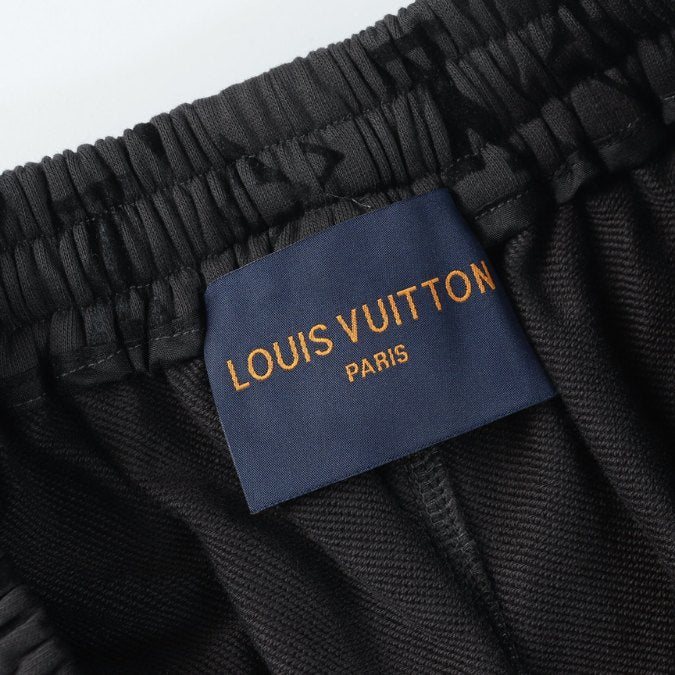 LV Shorts Monogram Grey Black