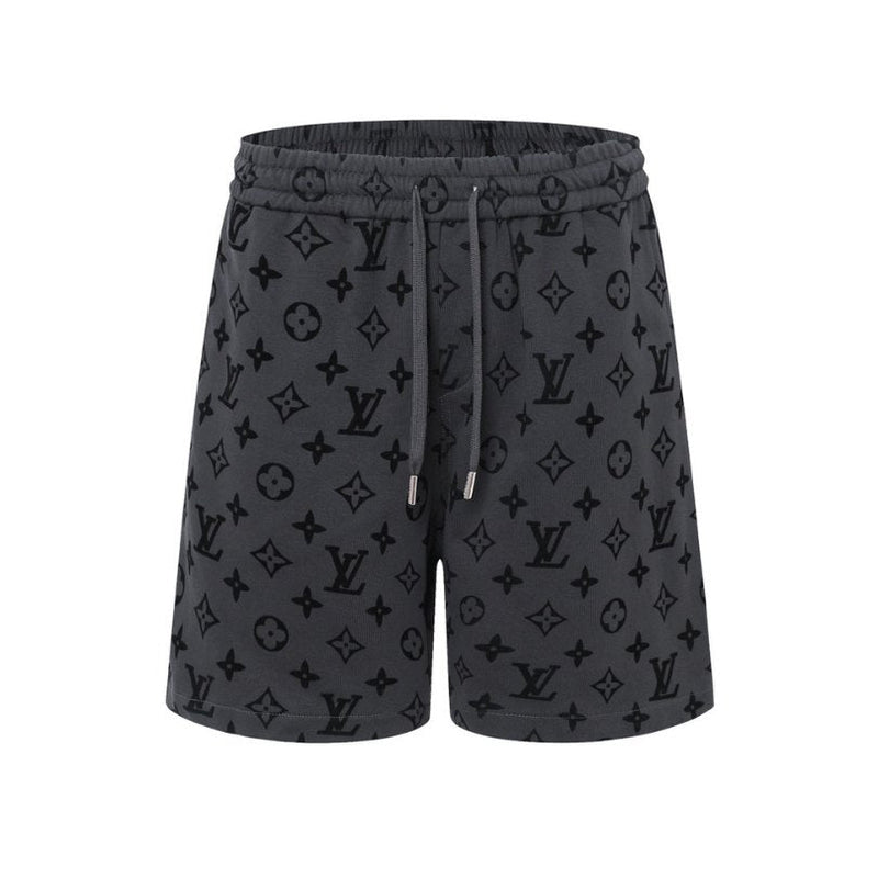LV Shorts Monogram Grey Black