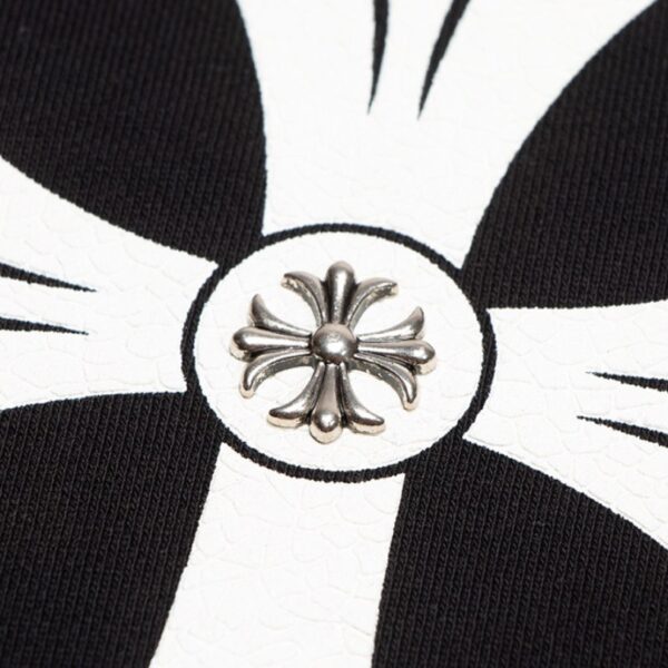 CHRM HRTS Sweatshirt Cross Print Black CH049