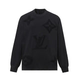 LV Sweatshirt Monogram Embroidered
