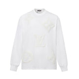 LV Sweatshirt Monogram Embroidered