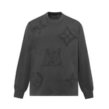 LV Sweatshirt Monogram Embroidered