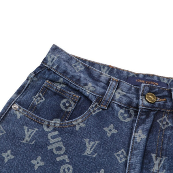 LV X SPRM Pants Monogram Denim