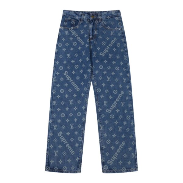 LV X SPRM Pants Monogram Denim