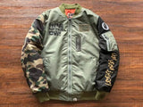 BP x OVO Jacket Loose Fit MA-1 Olive Drab