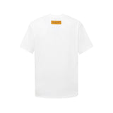 LV T-shirt White Gradient Logo