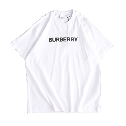 BRBRY T-SHIRT – LOGO BIANCO