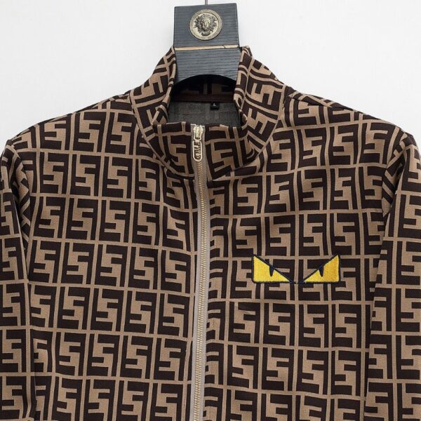 FND Set Tracksuit Monogram Beige