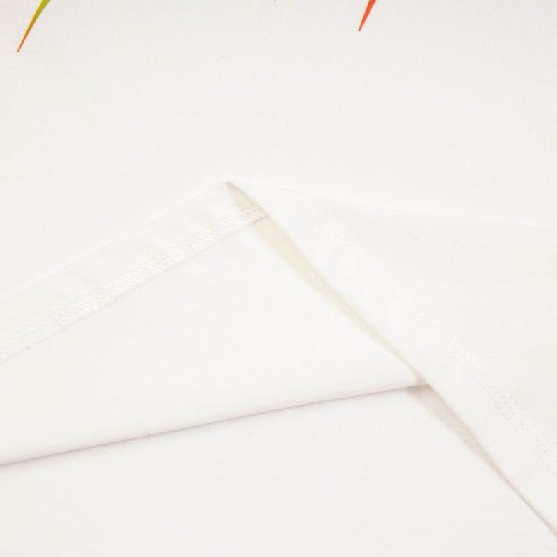 GG T-shirt Rainbow Logo White