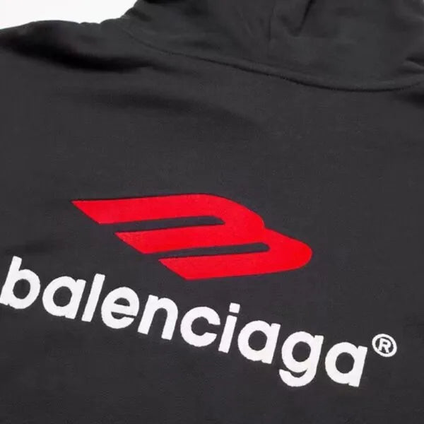 BLNCG Hoodie Black Red Logo Pullover BL065