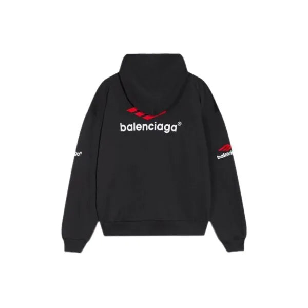 BLNCG Hoodie Black Red Logo Pullover BL065
