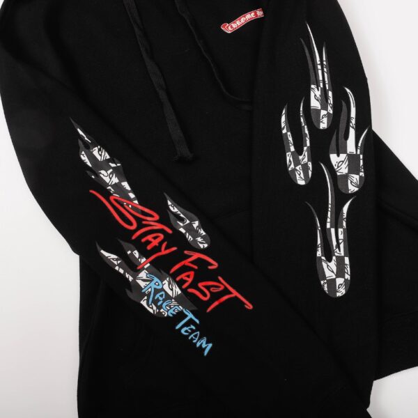 CHRM HRTS Hoodie Race Team Graphic Black CH078