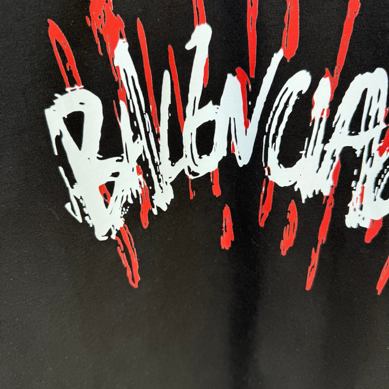 BLNCG T-shirt Graffiti Print Black