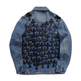 CHRM HRTS Denim Jacket Cross Patch CH052